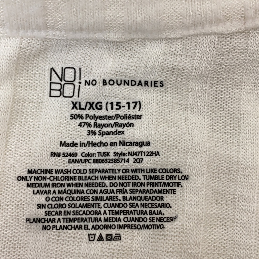 NoBo Cream Long Sleeve Top XL - Picture 6 of 9
